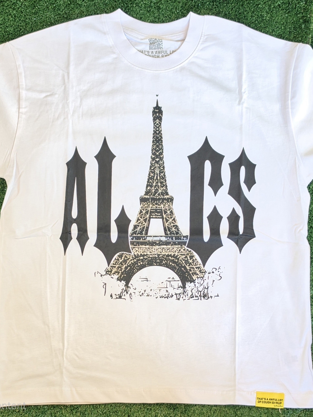 That's A Awful Lot of Cough Syrup Paris Tee White - Size L
